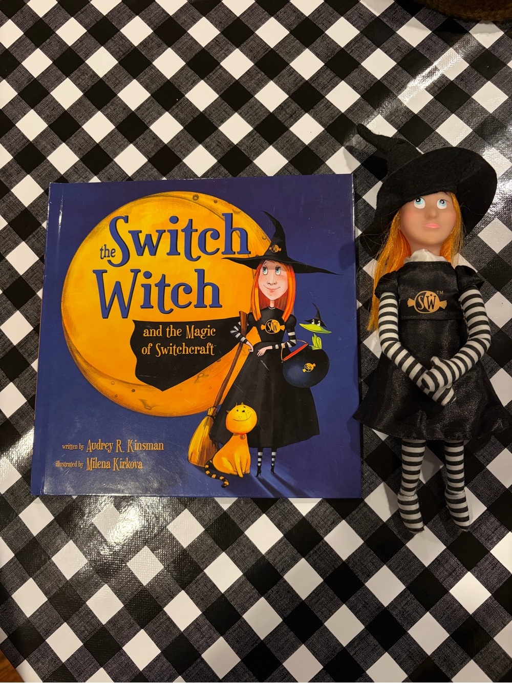 Switch Witch Halloween book and doll